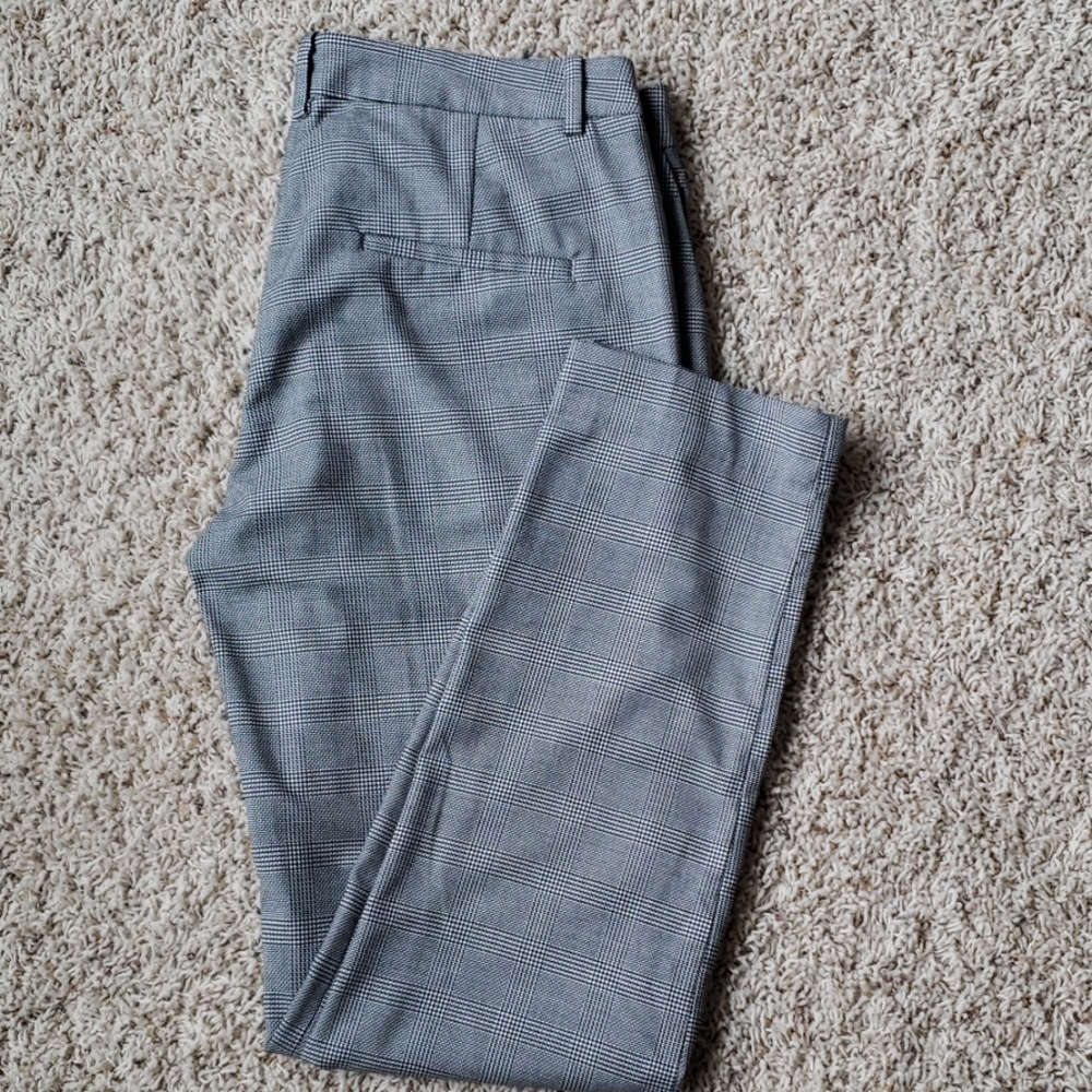 H&M Plaid Dress Pants Size 10